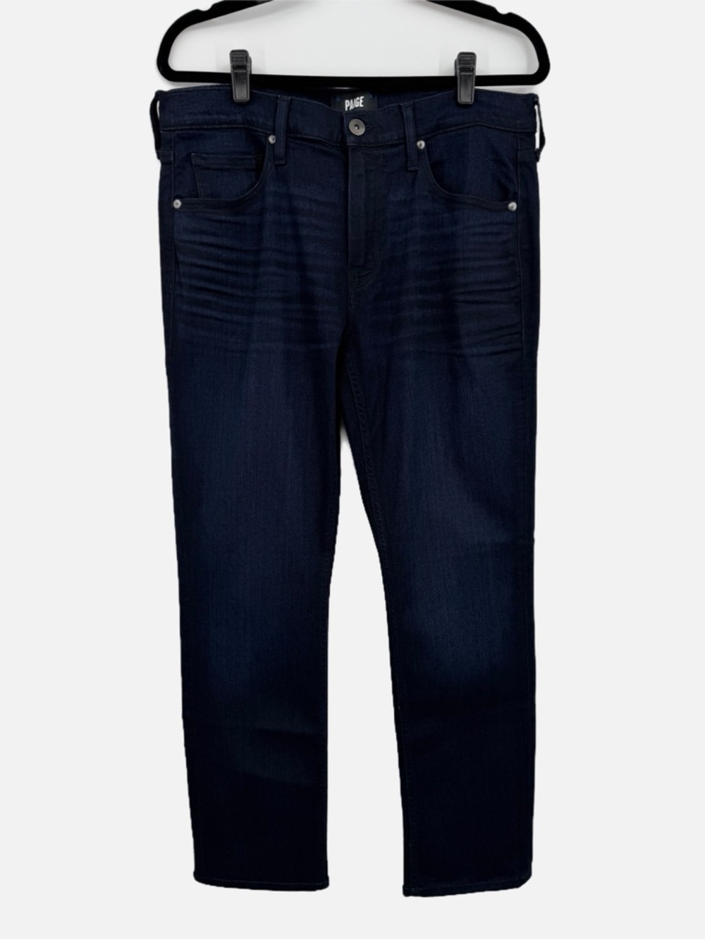 PAIGE Federal Slim Straight Jeans Dark Wash Men’s Size 32 Premium Denim